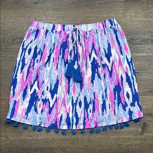 Lilly Pulitzer Palma Tube Top in‎ Amethyst One Too Many Tassel Trim